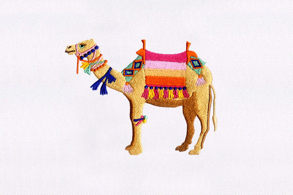 Camel Embroidery Design Review for Seasonal Products