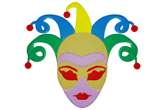 Carnival Face Embroidery Design Review for Personalized Gifts