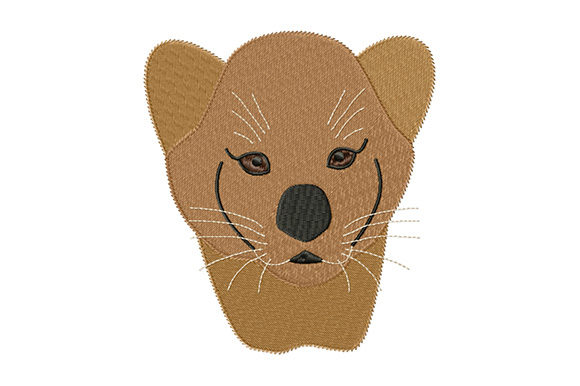Cute Lion Cub: A Heartwarming Embroidery for Personalized Gifts