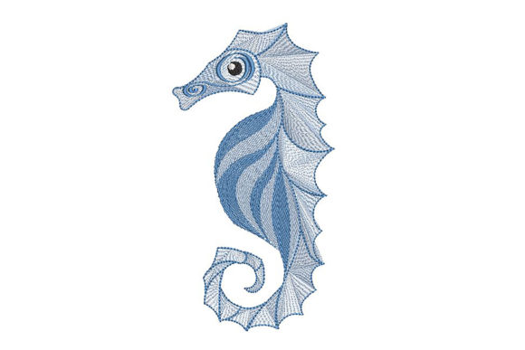 Delicate Sea Horse Embroidery Design Review