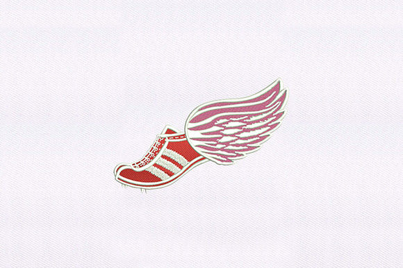 Flying Red Shoe Embroidery Design Review for Boutique Sweatshirts