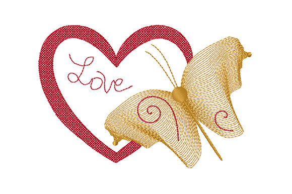 Heart, Butterfly, Love Embroidery Design Review