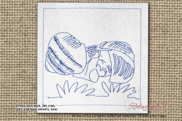 Land Snail Design Review for Seasonal Embroidery Projects