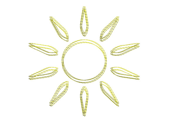 Review of Sun Scribble Stitch for Seasonal Embroidery Projects
