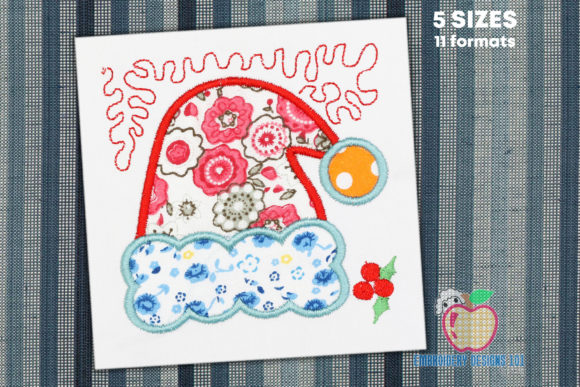 Santa Hat Applique Design Review for Real Projects