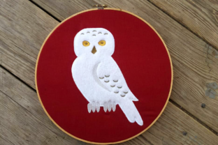 Snowy Owl Applique: A Magical Addition to Your Embroidery Collection