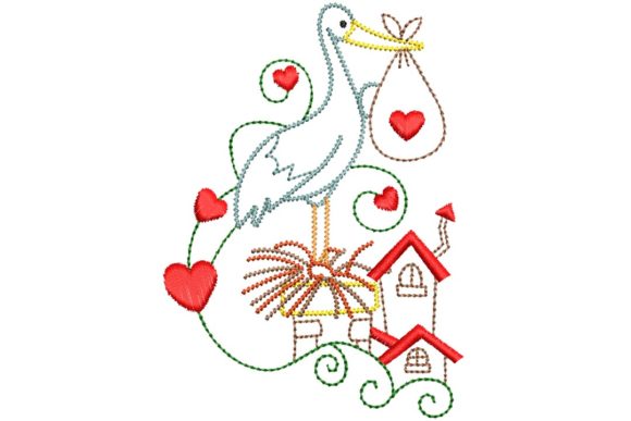 The Stork is Coming 2: A Seasonal Embroidery Review