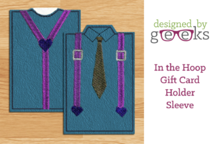 Tie in the Hoop Gift Card Holder Review for Seasonal Embroidery Projects