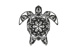 Turtle Mandala Embroidery Design Review for Craft Fairs