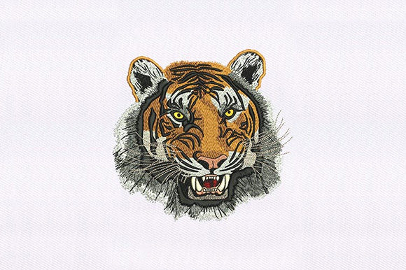 Wild Tiger Face: A Seasonal Embroidery Design Review